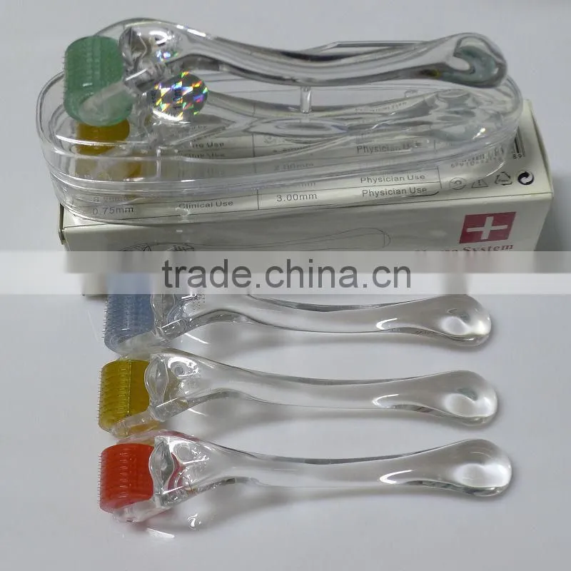 2016 Flagship ! titanium alloy Derma Roller skin roller body face massage roller