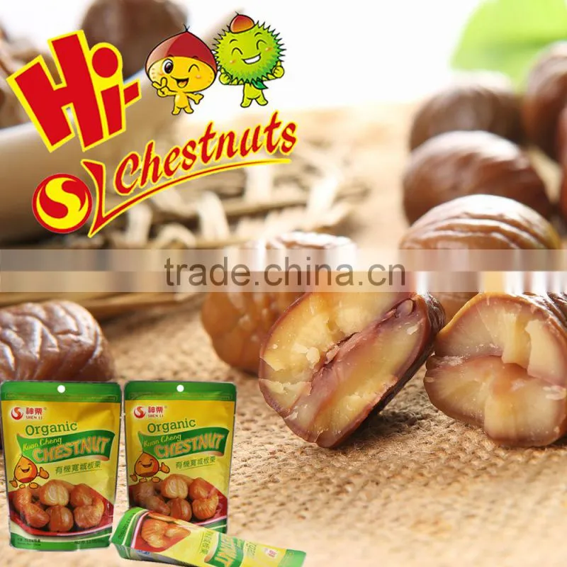 Healthy Chinese Snacks Food---Ready to Eat Chestnuts Snacks