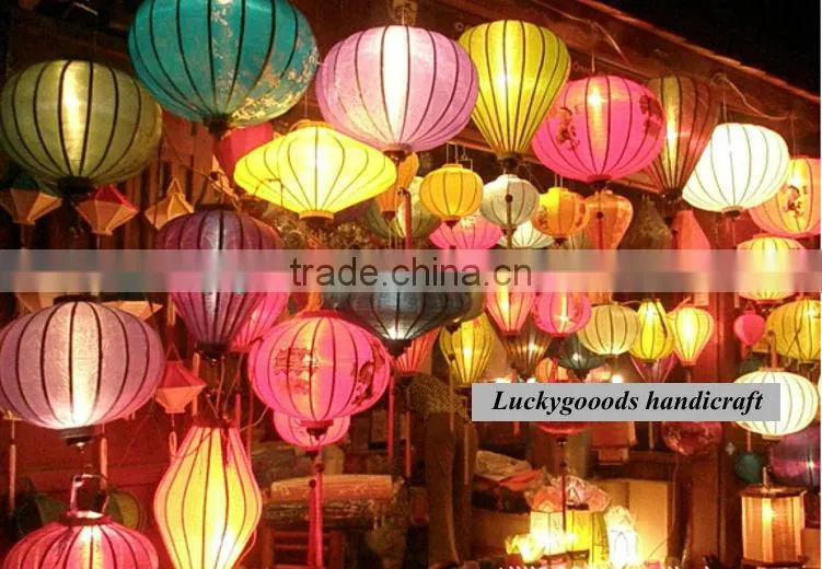 wholesale 12inch jacquard white hanging lantern for wedding or event decoration
