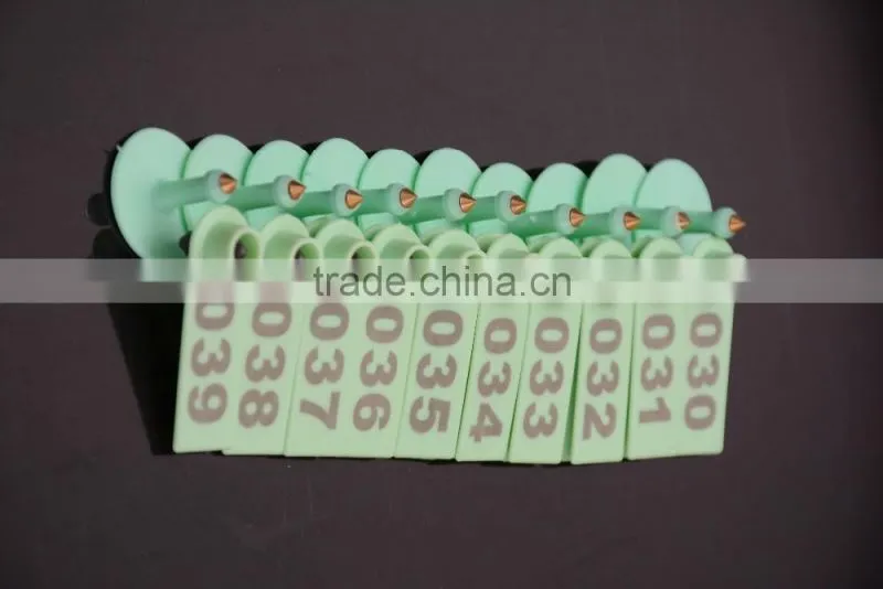 Hot sale animal identification mark livestock ear tag for sheep