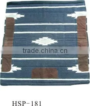 13mm purple cotton horse western saddle pad for horse