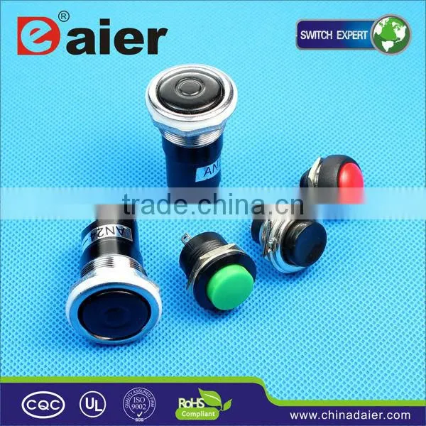alternate 2NO2NC round 16mm micro switch plastic push button