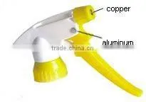 plastic Trigger sprayer copper nozzle