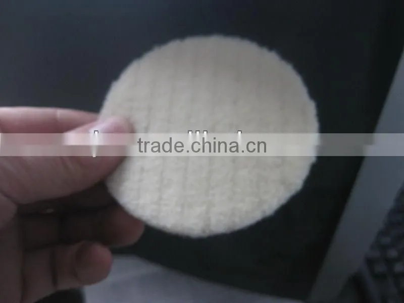 Lambskin Polishing Bonnet/wool polishing bonnet/sheep wool pad