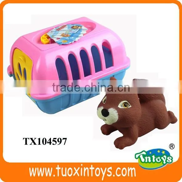 plastic toy cage, plastic play house, plastic mini house toy