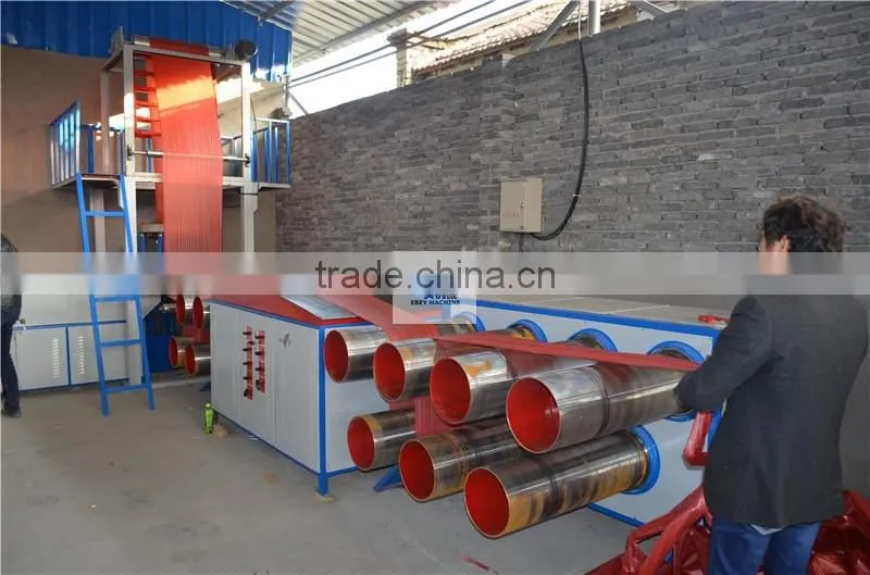 Pp Flat Yarn Extruder Rope Twisting Line Split Film Machine