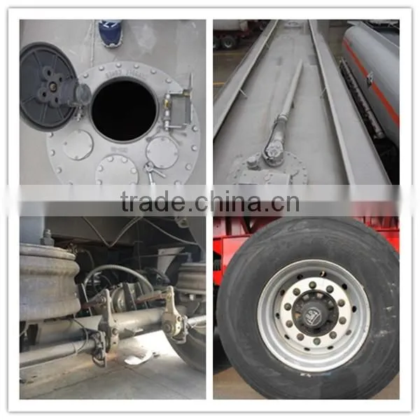 44000liters aluminum 5454 tank fuel tank semi-trailer