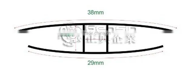 polycarbonate H profile
