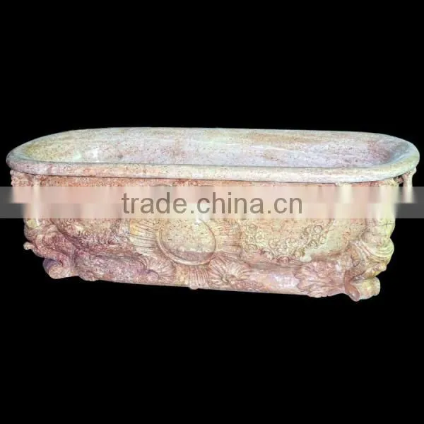 Factory Wholesale Cheap Natural Stone Bathtub