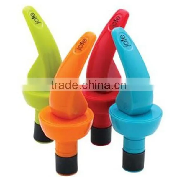Cut design custom silicone bottle stopper beet bottle stopper