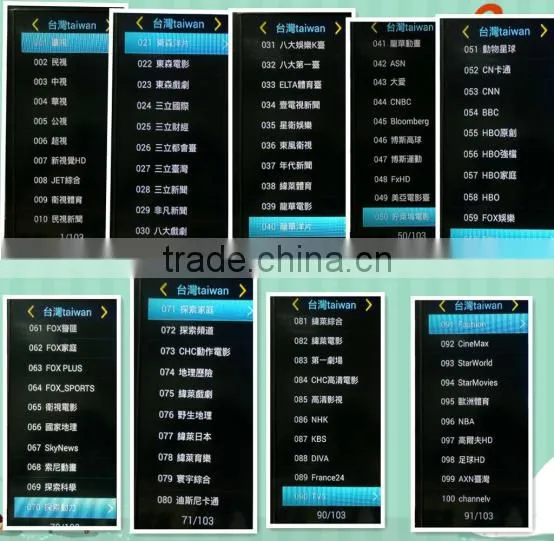 2017 Factory Cheap Strong Hongkong/Taiwan/Korea/Japan/Malaysia Live Steaming EVPAD Pro Bluetooth 1/16GB IPTV Android TV Box