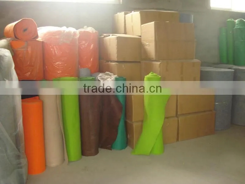HOT! 100% colorful acrylic felt nonwoven