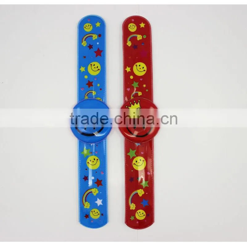 Custom PVC Kids Slap Wrist Digital Watches