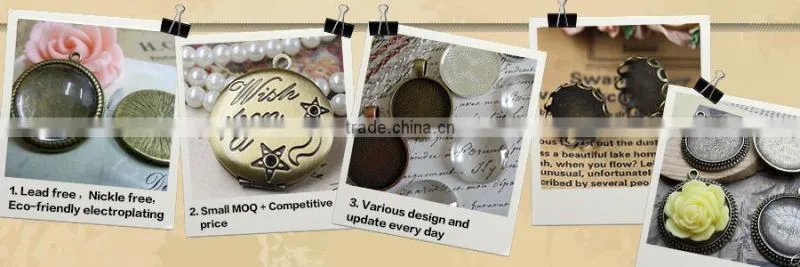 30*40mm Oval metal setting for oval glass cabochon