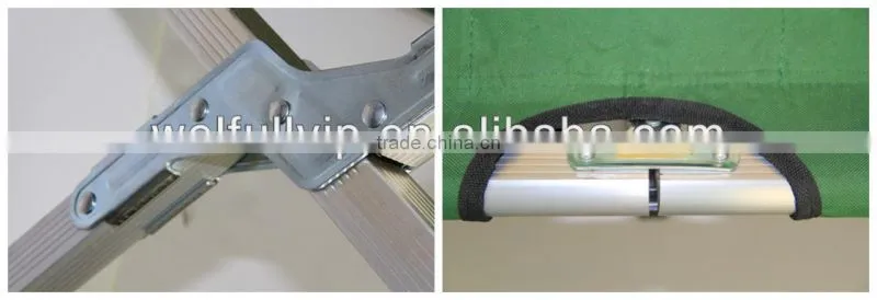 high quality folding aluminium camping bed