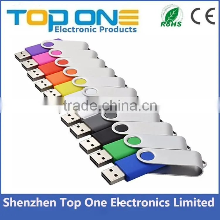 Promotional bulk Swivel 1gb USB Flash Drive with Custiomized Logo