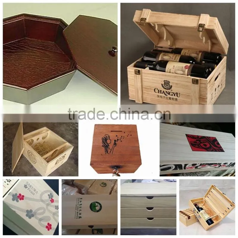 Wooden Wine Box With Handle