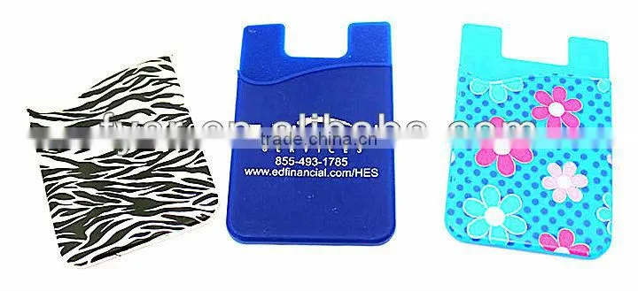 3m sticker wallet card holder with stand for mobile phone