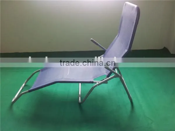 cheap steel sling chaise lounge beach lounge