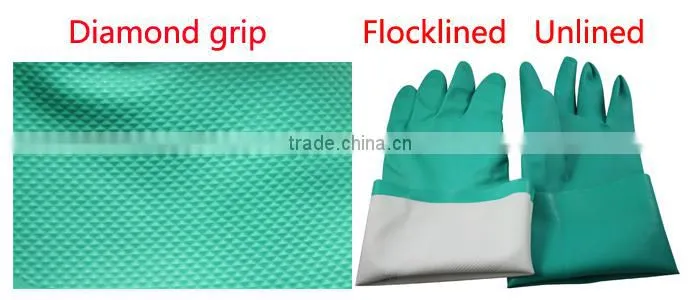 NMSAFETY chemical gauntlet nitrile gloves long 18''