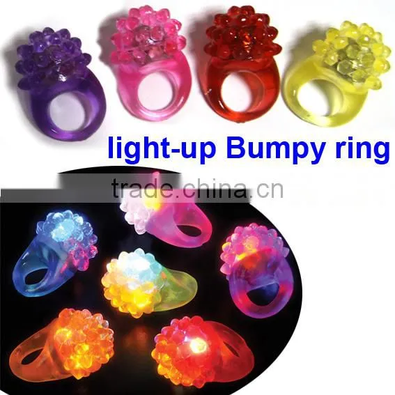 Soft Plastic Spicky Light-up Jelly Rings