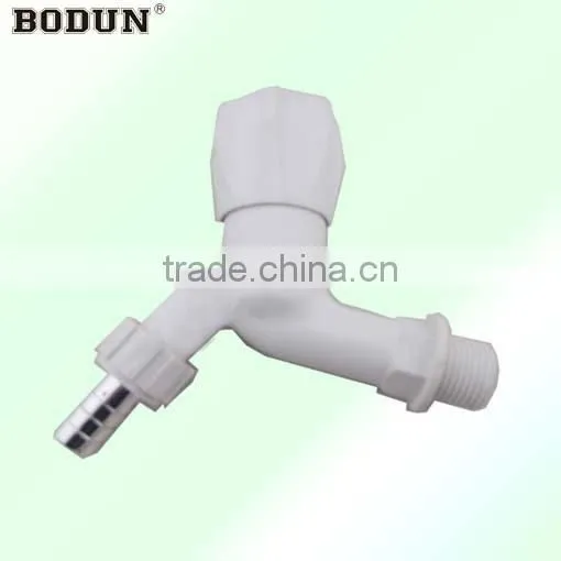 big head pvc plastic bibcock/shower faucet with metal mouth