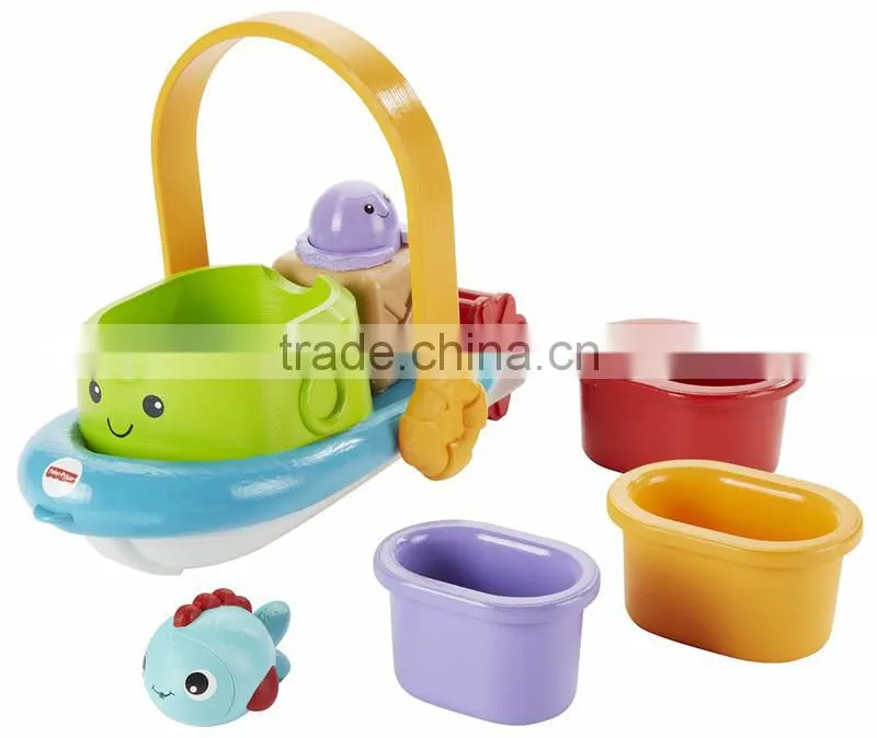 New Design Baby Bath toy with set of Boat for Tubtime From Dongguan Manufacturer