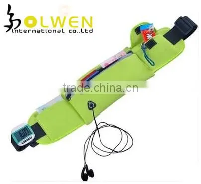 Outdoor Neoprene sports light waist running belt jogging bag
