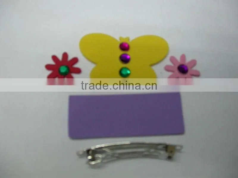 DIY EVA FOAM HAIR SLIDES