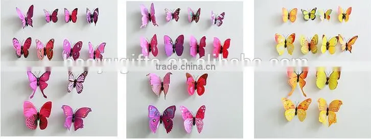 Beautiful Butterfly Style Wall Sticker 3D Custom Wall Decor And Sticker
