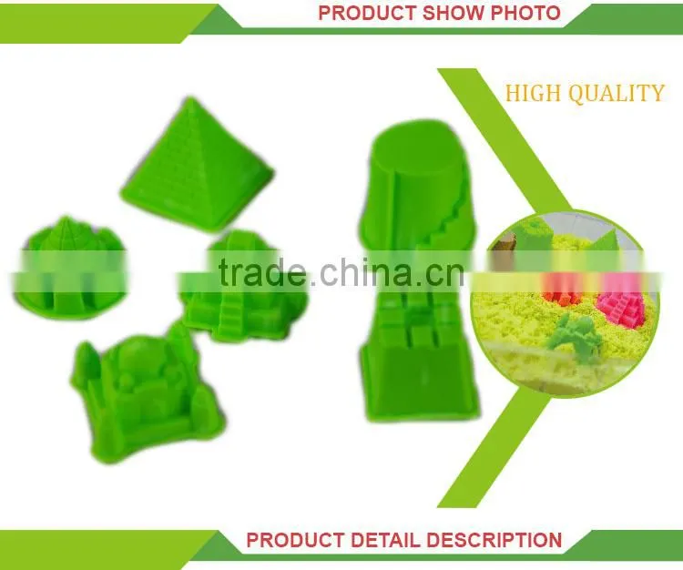 Best selling kids play set castle molds toy magic sand model