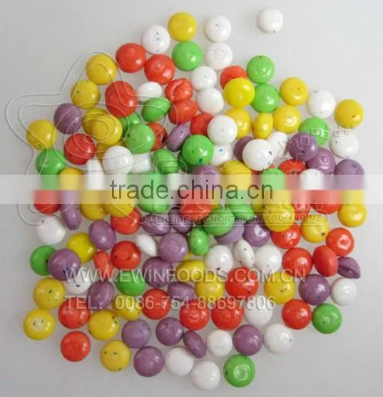 Small Round Beans Fruity Flavour Bubble Gum