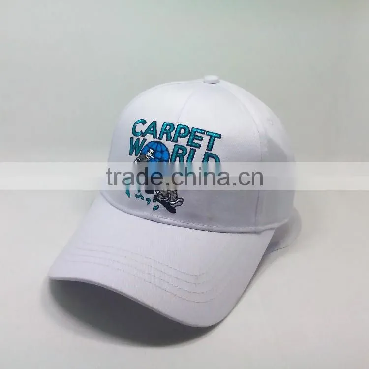 custom cotton 6 panel baseball caps hats with 3D embroidery logo