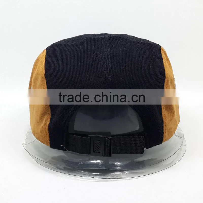 2015 hot 5 panels Snapback Flat Brim Custom corduroy caps and hats