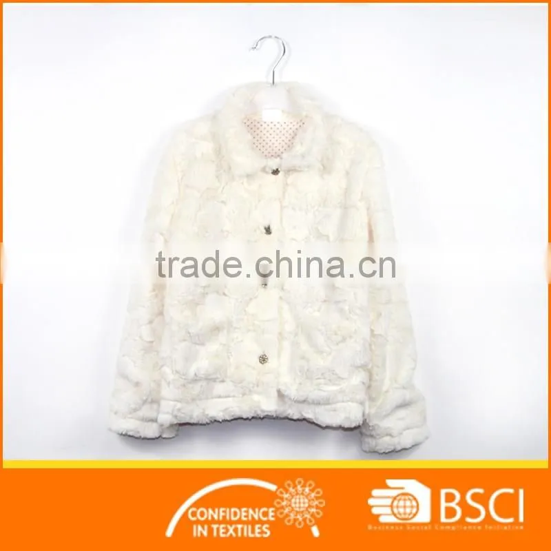 2017 Latest Winter Fake Fur Girls Jacket & Coat Wear