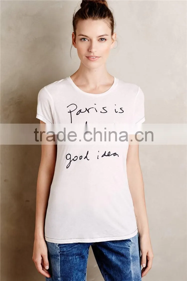 Alibaba China supplier online shopping best selling loose cotton t shirt for women