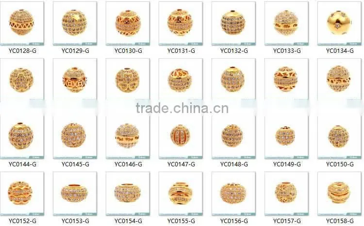 sterling silver beads pave bead wholesale 925 sterling silver beads