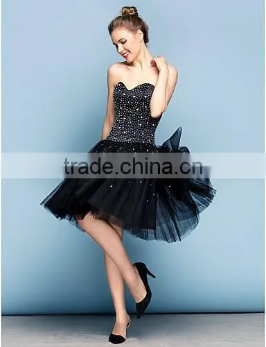 Match Mom And Daughter Dress Girls Black Tutu Party Dress