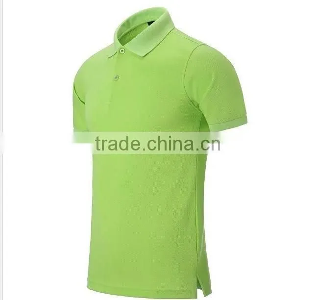 Hot sale Short Sleeve beaded mesh cotton pique Multi color Mens Polo shirt ,Turn down Collar T Shirt polos for men