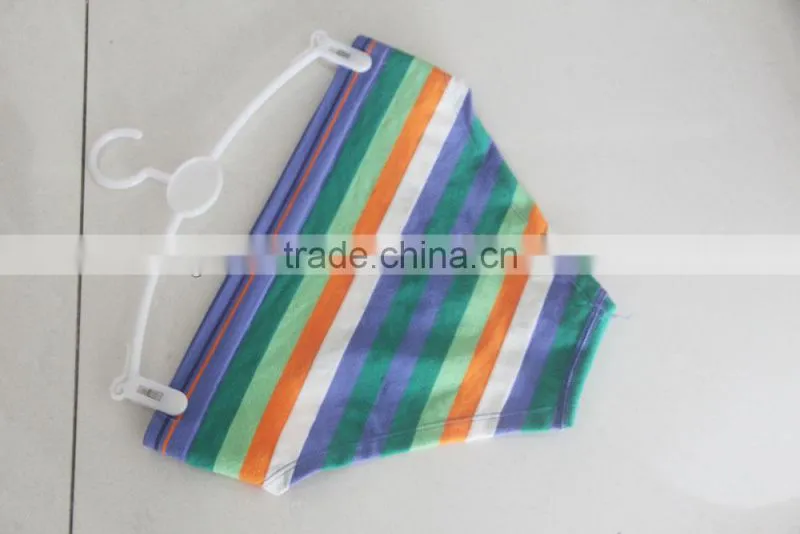 Zhejiang Wanyu underwear factory cottone strip print girls underwear photo