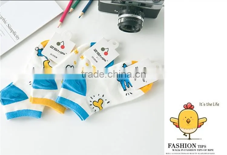 Hot! Factory Outlet Cotton Women being express it in fresh Socks, sports leisure beautiful Cartoon Tube Socks
