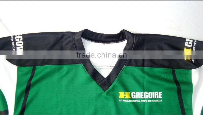 high quality 100% Polyester Blank Plain Custom Cheap Hockey Jersey/ice hockey jerseys