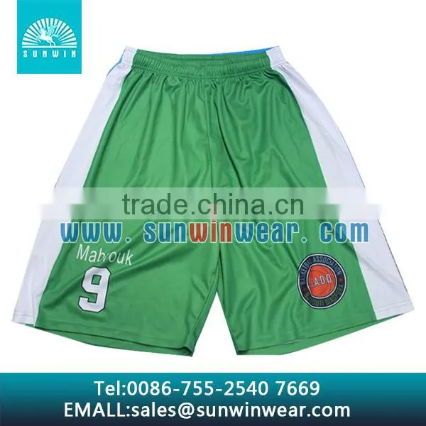 2015 new design tight fit beach shorts sublimation