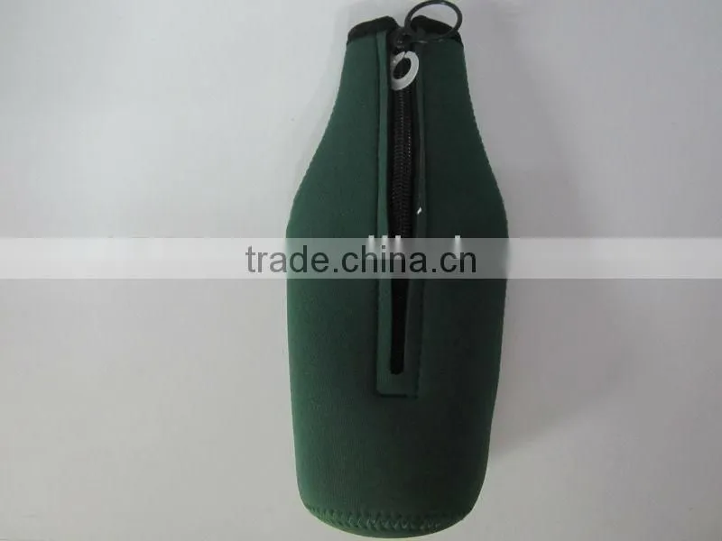 hot cell neoprene bottle cover with ziiper