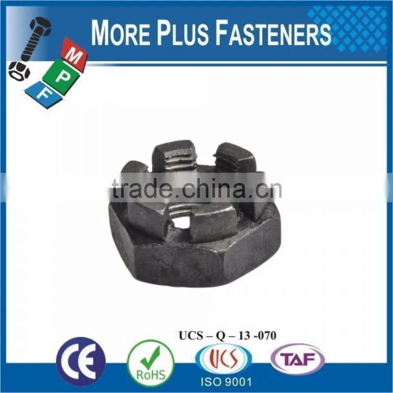 Made in Taiwan DIN 937 Low Castellated Nut DIN 937