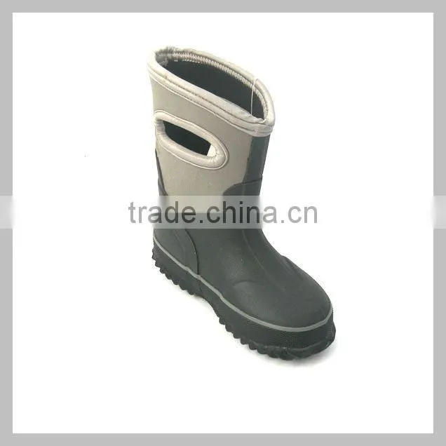 5mm neoprene girls' rain boots