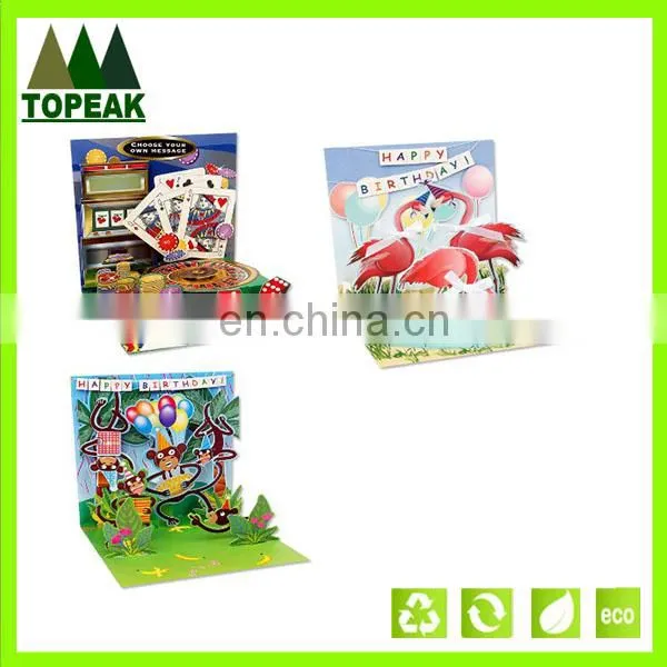 2016 professional christmas cards ,3d pop up christmas cards