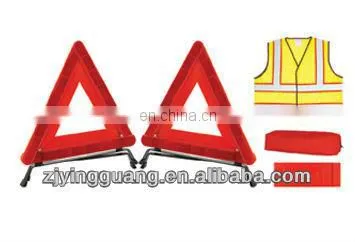 customizable flashing light car emergency triangle