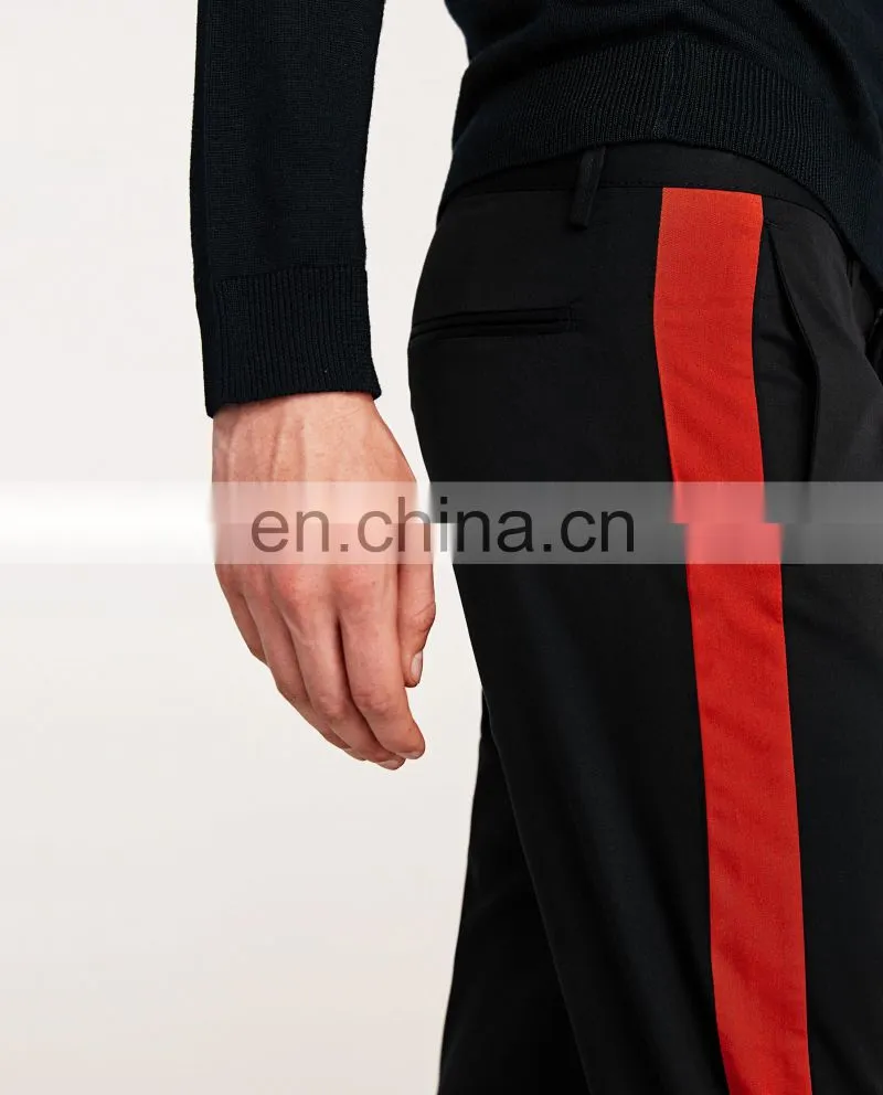 China Suppliers Wholesale Men Casual Track Pants Skinny Fit Trousers