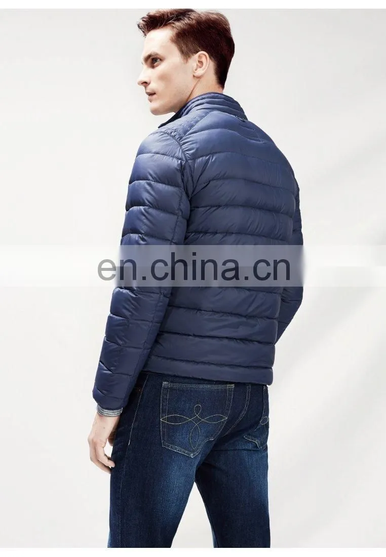 men western 100%polyester wadding coat